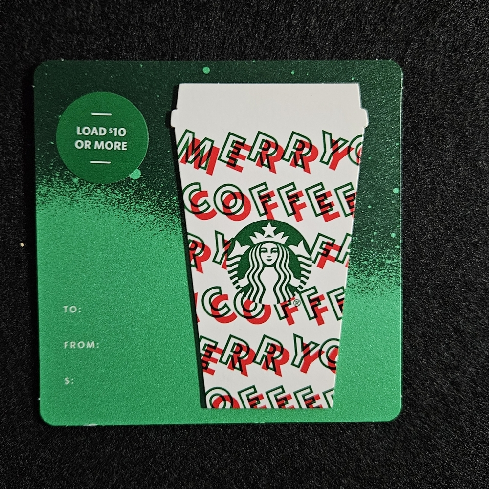 Starbucks Mini Card - Merry Coffee Christmas 2019 Edition